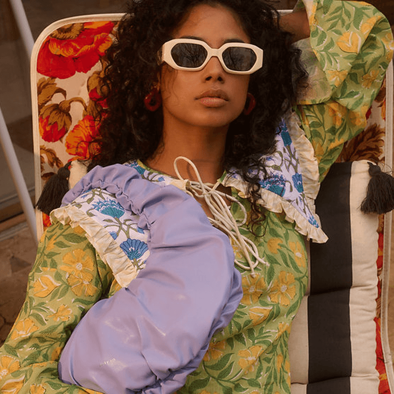 Croissant Håndveske Lavendel