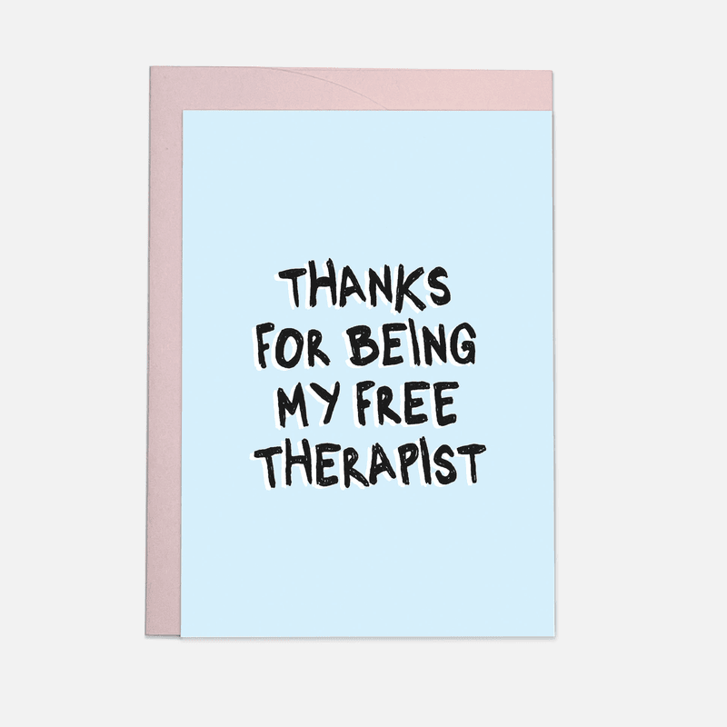 Free Therapist Gratulasjonskort